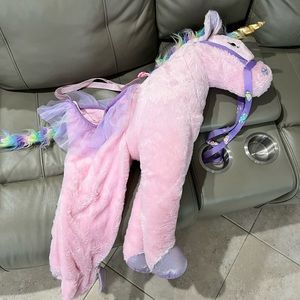 Unicorn ride on Halloween costume